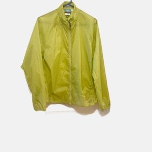 Isis lime green Utility Jacket with Water-Resistant Fabric size 12